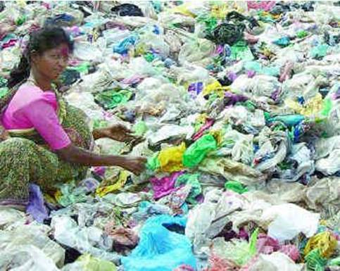 plastic bag landfill